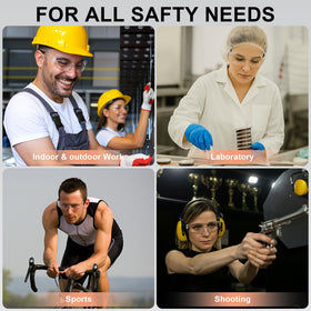 Hoqiwild multipurpose safety glasses suited for work, construction, and labs
