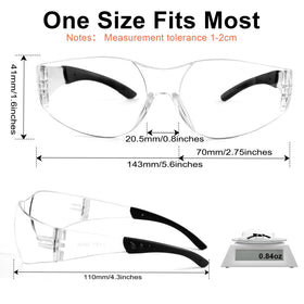Hoqiwild versatile safety eyewear suitable for construction and outdoor activities