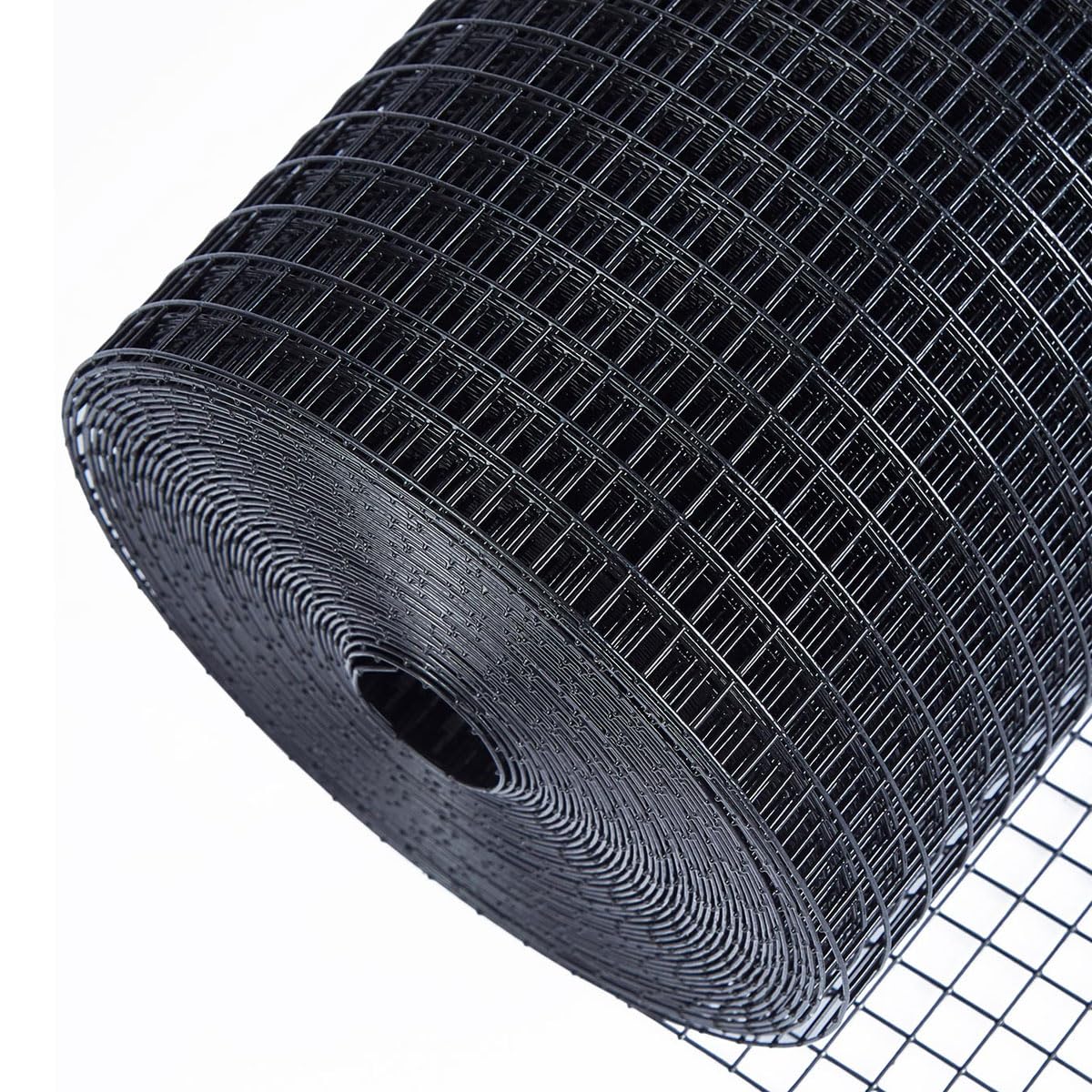 HORCH black hardware cloth half-inch mesh roll ready for durable outdoor fencing.