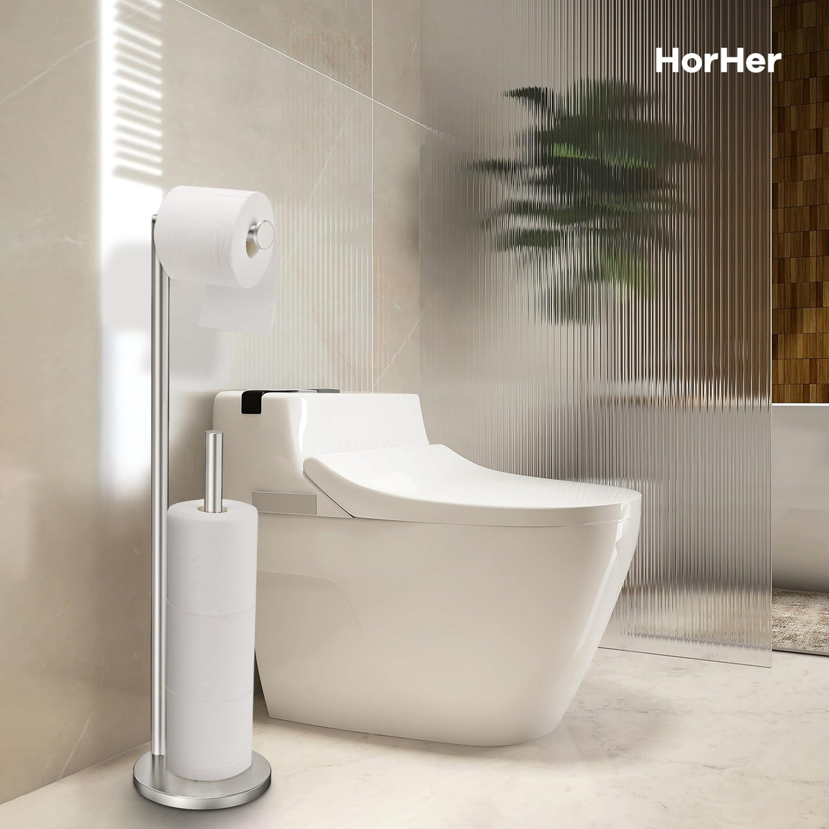 HorHer dimension view highlights 25.4 by 6.1 by 5.9 inches.
