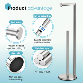 HorHer free-standing base demonstrates stable support on bathroom floors.
