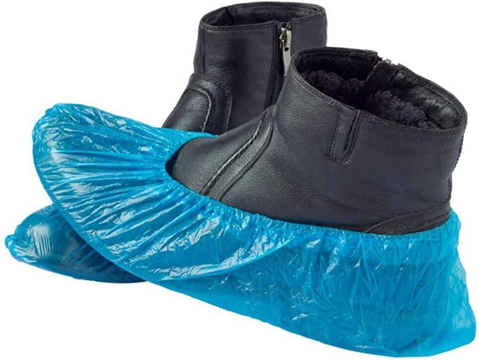 Bulk blue Horlon pack of 1000 shoe covers for economical protection