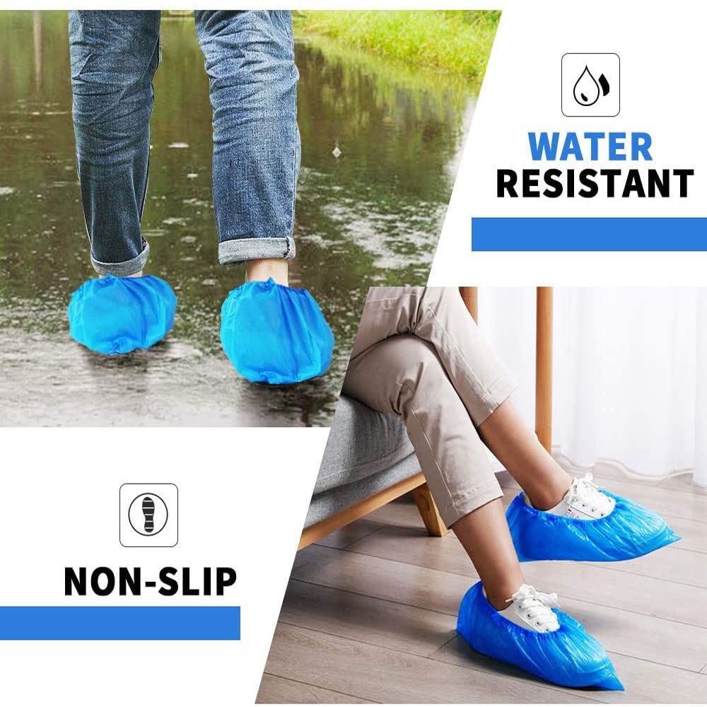 Horlon shoe covers elastic band fit snug over most shoes
