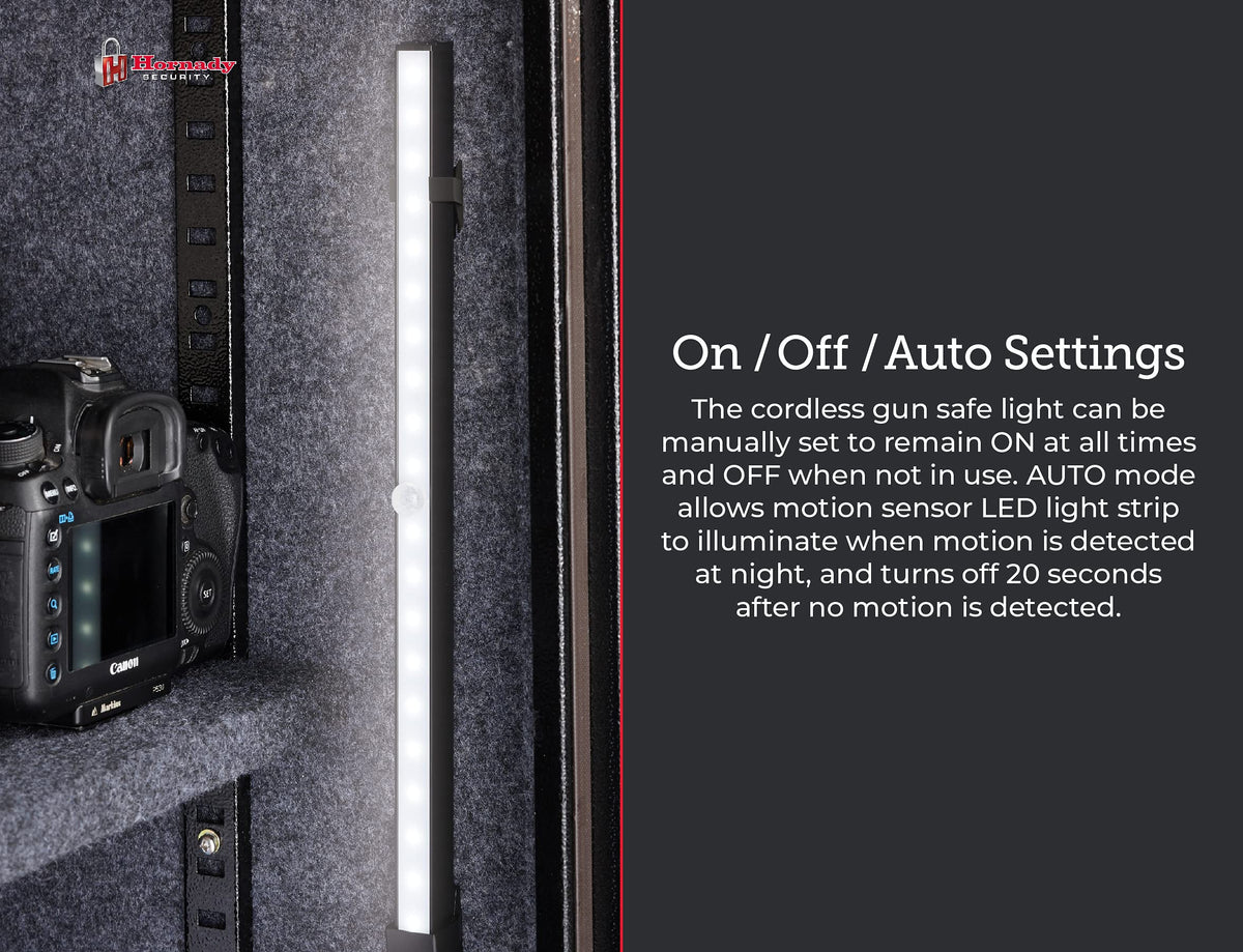 Hornady cordless install with mounting clips for quick setup.