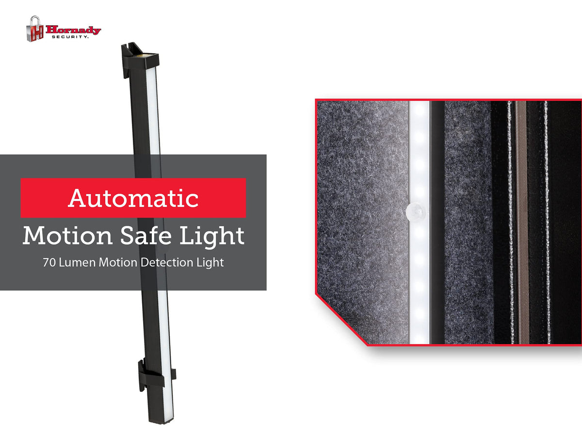 Hornady ideal for safes, closets, cabinets and drawers.