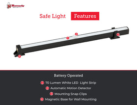 Hornady motion-sensor LED enables auto lighting on approach.
