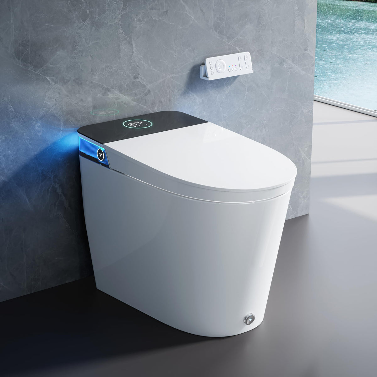 HOROW Artistic Bidet Toilet with ADA height eases transfers and daily use.