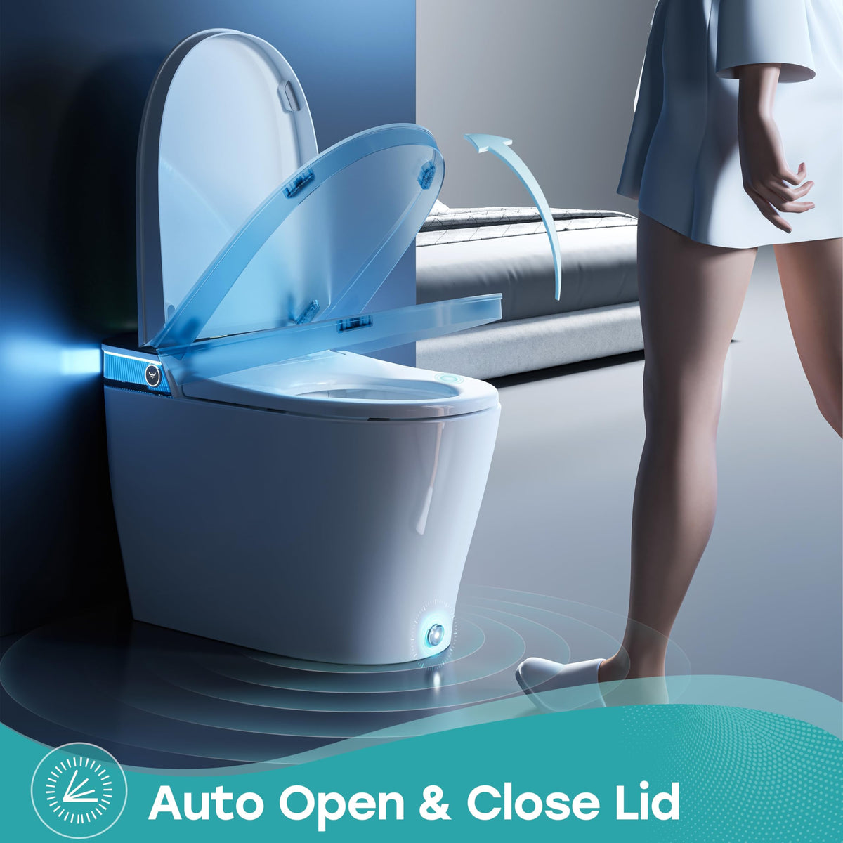 HOROW T38 bidet nozzle focus for precise cleansing and nozzle adjustability.