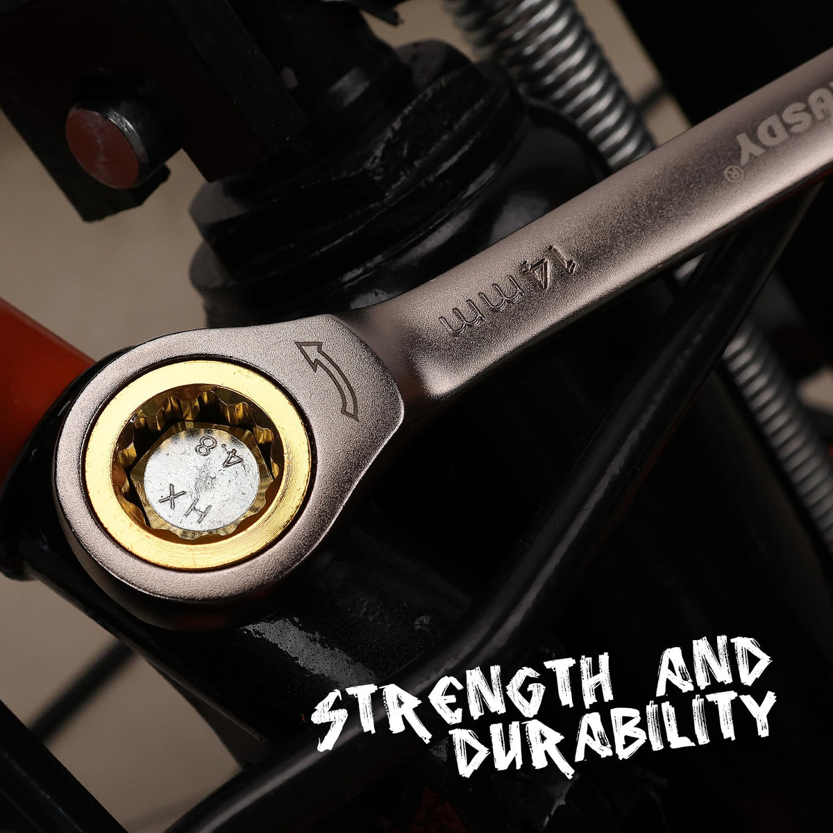 HORUSDY easy-lever ratcheting action for tighter spaces
