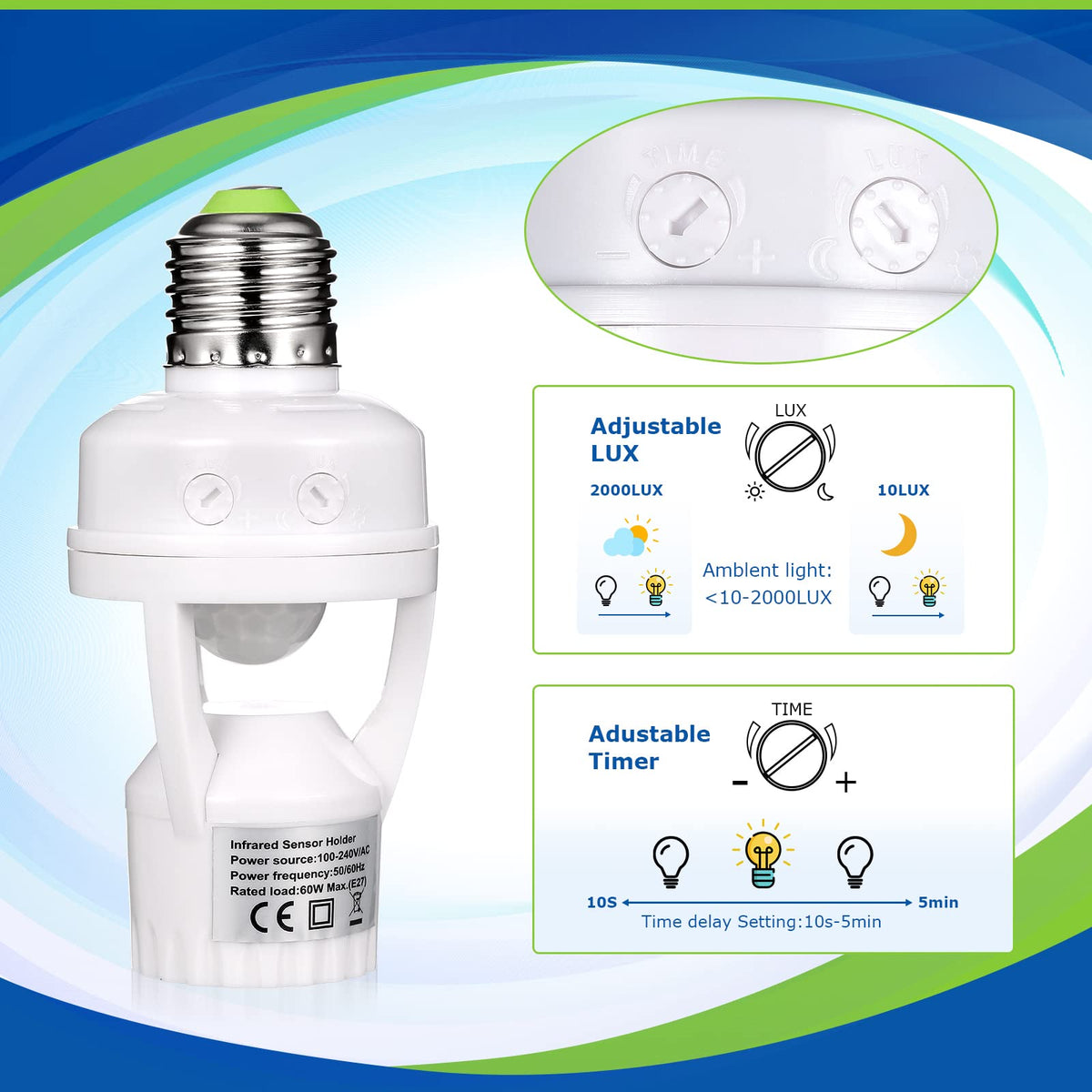 Hortsun 3-pack motion socket enables multi-location installation across rooms