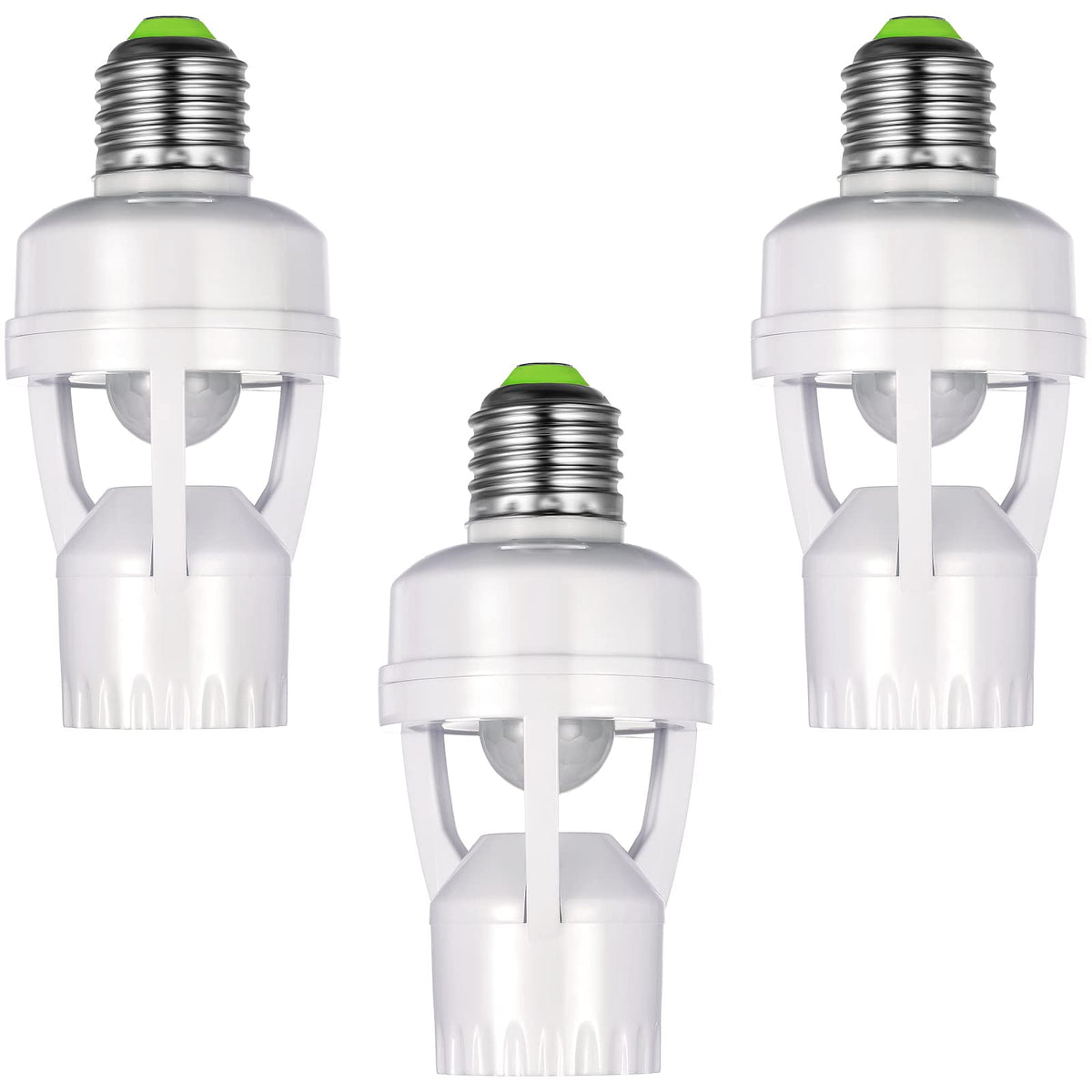 Hortsun motion sensor socket installation shows quick, tool-free setup for garage lighting