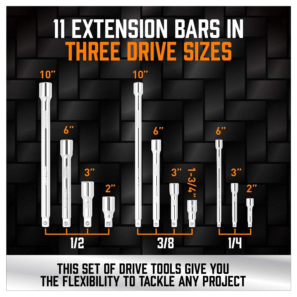 HORUSDY extension set half drive for deep access in engines