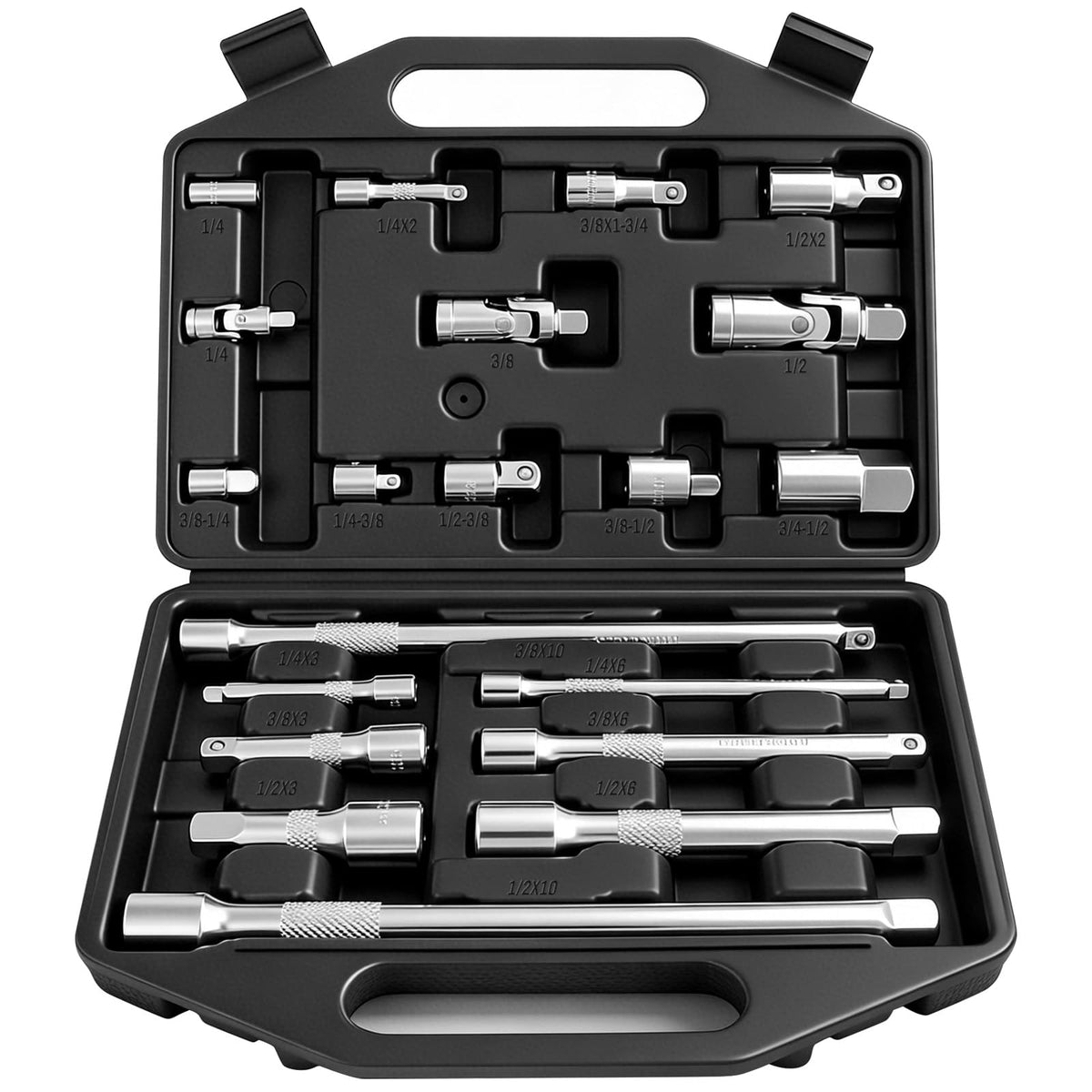 HORUSDY 20-piece extension set quarter drive for tight spaces