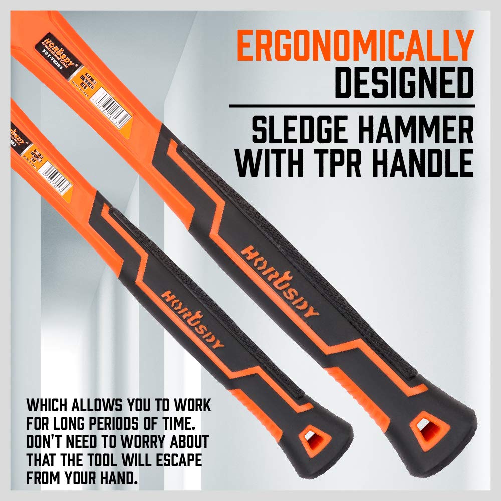 HORUSDY 5-piece hammer set 3lb cross peen versatile for metal shaping