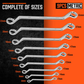 HORUSDY 50-degree offset wrench reaching difficult bolts