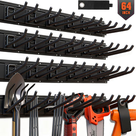 HORUSDY 64-inch rack shown for versatile garage organization with sturdy load capacity