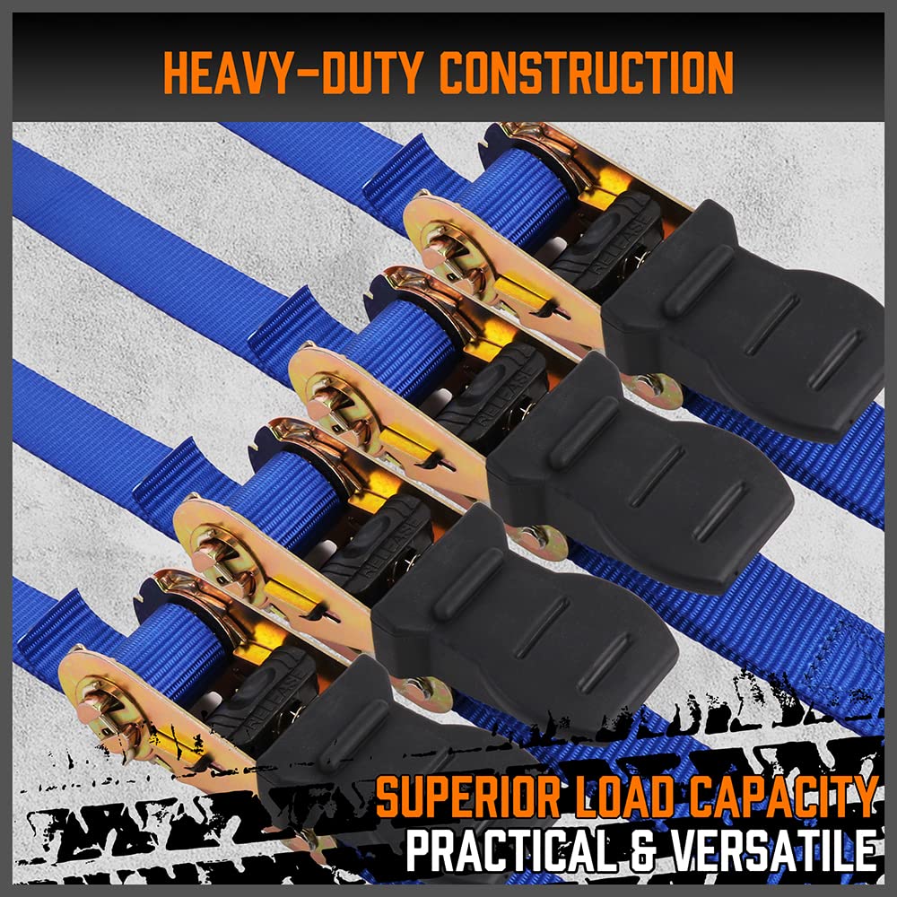 HORUSDY straps offer 733 lb load capacity for stable holds.