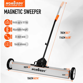 HORUSDY adjustable-handle tool shown for comfortable cleaning sessions.