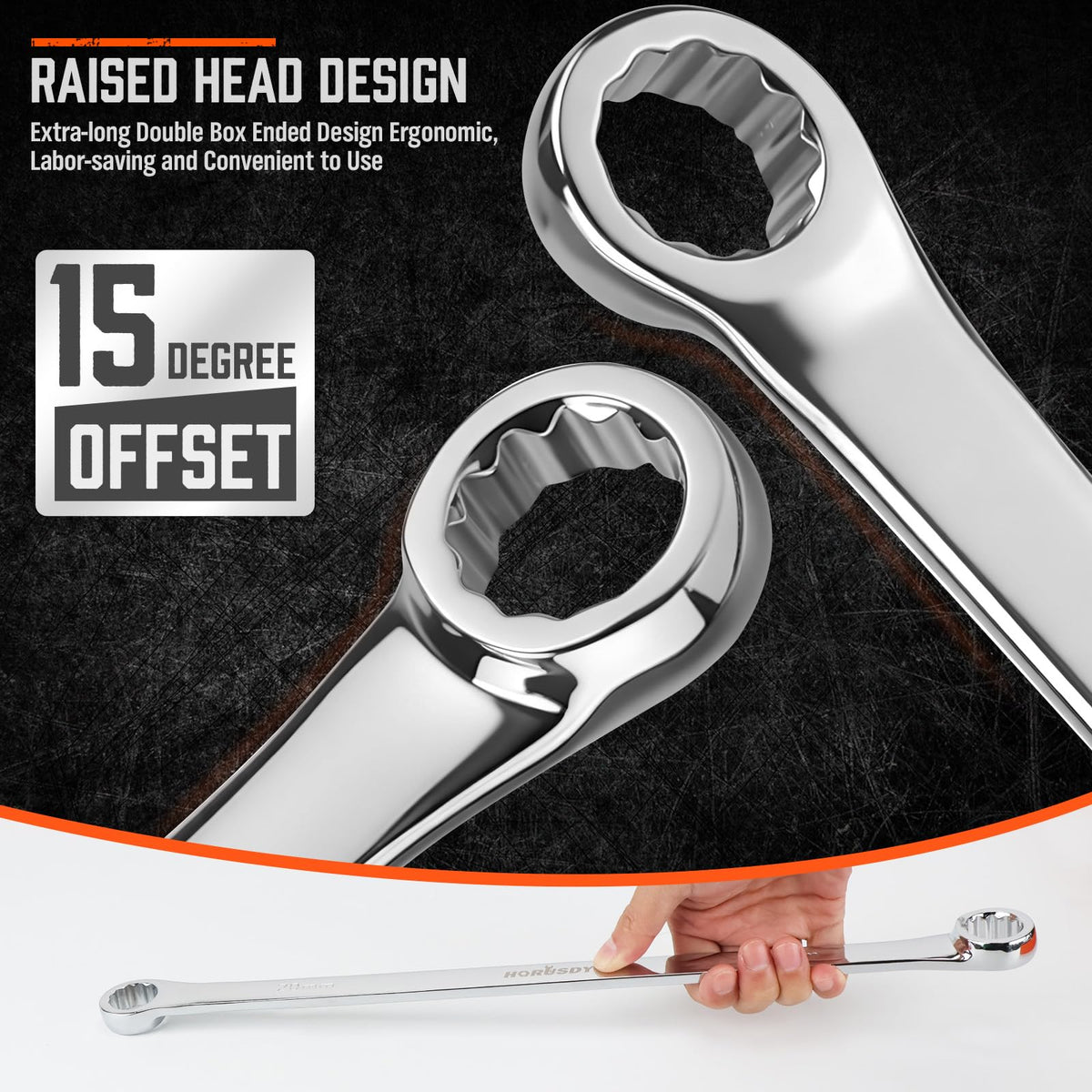 HORUSDY mirror-polished finish resists wear and corrosion