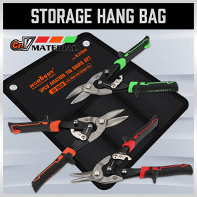 HORUSDY right-cut tin snips for accurate edge reductions.