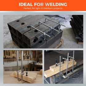 HORUSDY bar clamps used in woodworking and metalworking projects