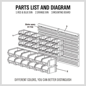HORUSDY bins simplify tool organization and reduce clutter on workbenches.