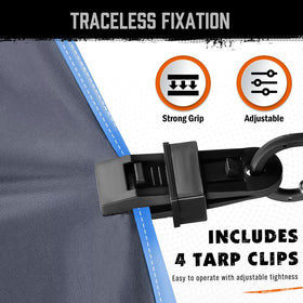 HORUSDY 9-inch ball bungee cords provide flexible tension and resilience.