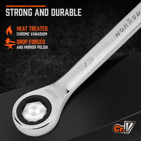 Chrome vanadium HORUSDY wrenches built for durable, precise torque.