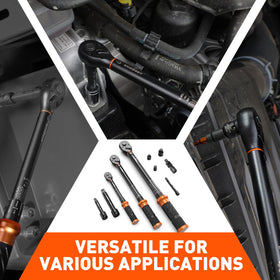 HORUSDY click torque wrench delivers audible feedback for accurate torque