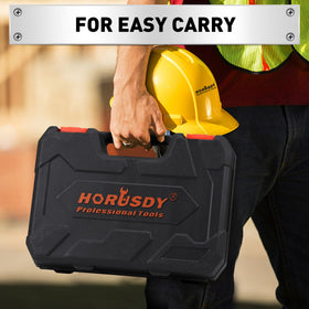 HORUSDY compact storage box for portable crafting and repairs.