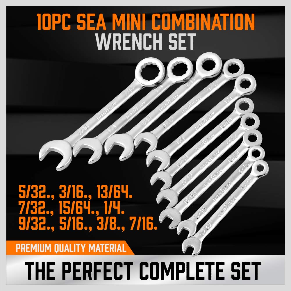 HORUSDY compact wrench case keeps tools organized and accessible.