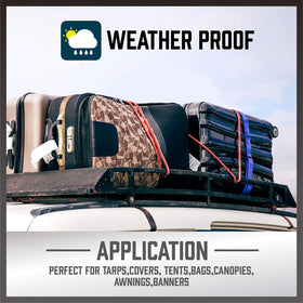 HORUSDY crocodile mouth tarp clip clamps tarps securely