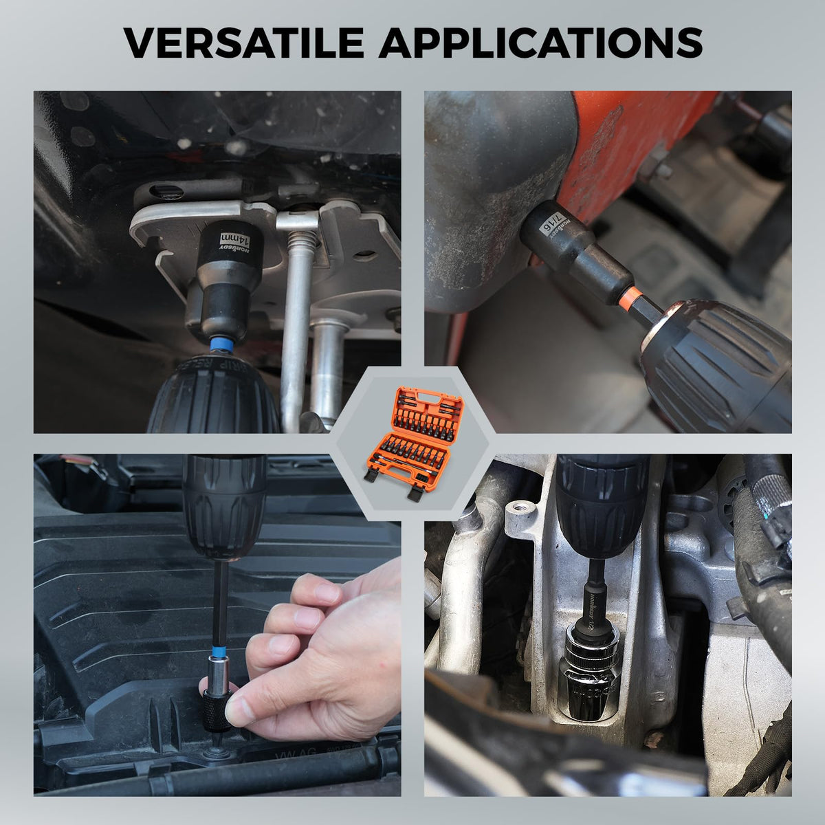 HORUSDY Cr-V steel construction delivers long-lasting durability.