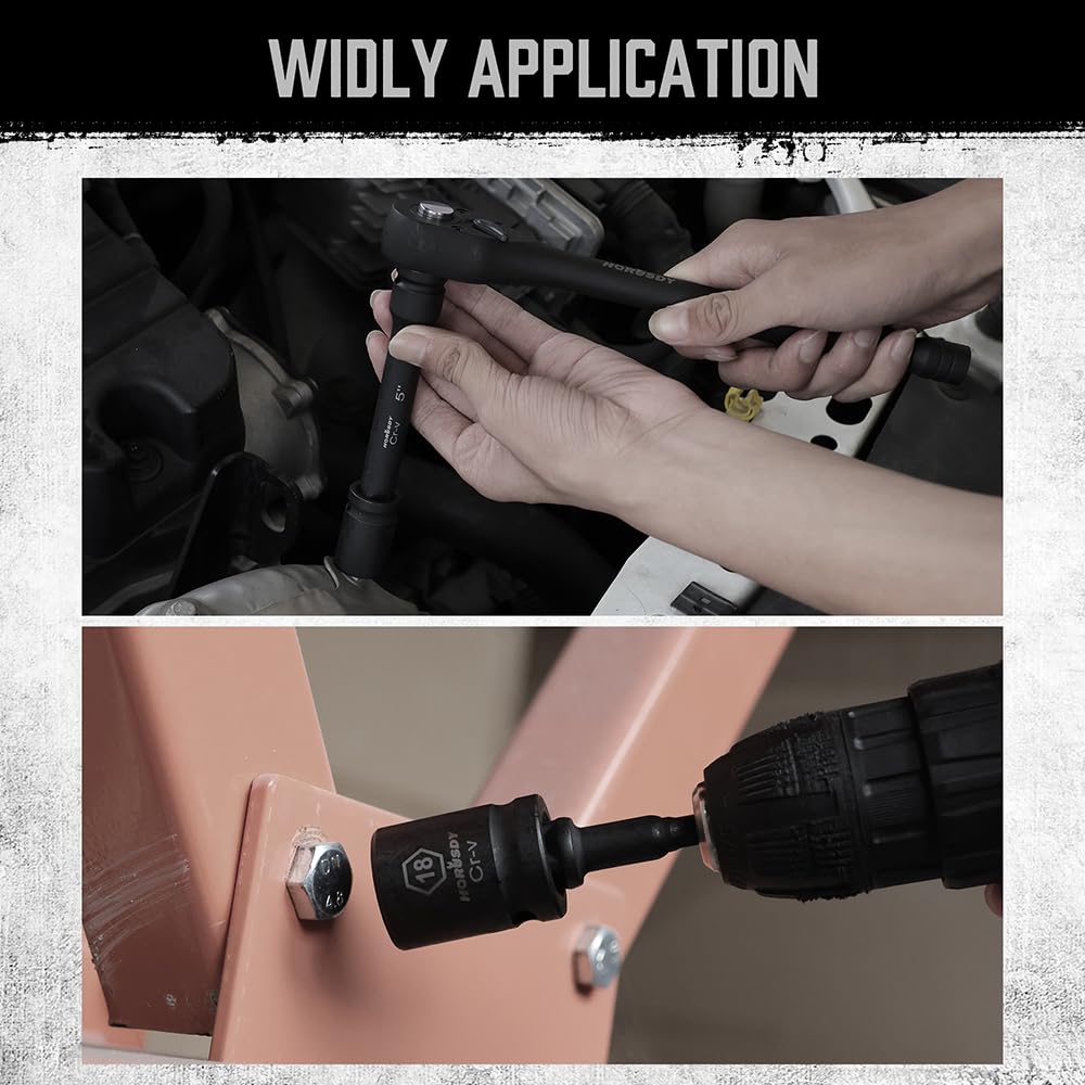 HORUSDY compact 8-piece set fits into tight workspaces.