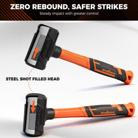 HORUSDY no-spark design protects surfaces when striking metal parts.