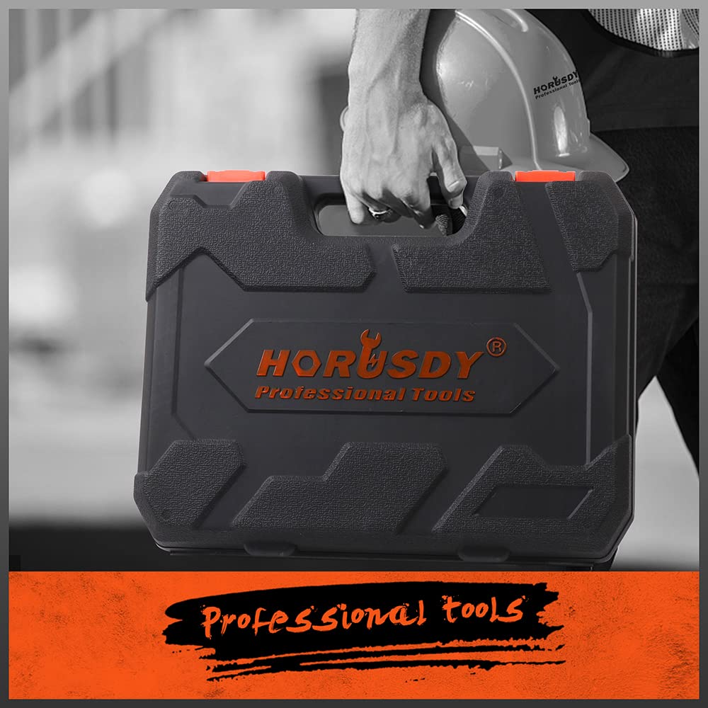 HORUSDY dedicated storage case keeps wrenches organized and protected