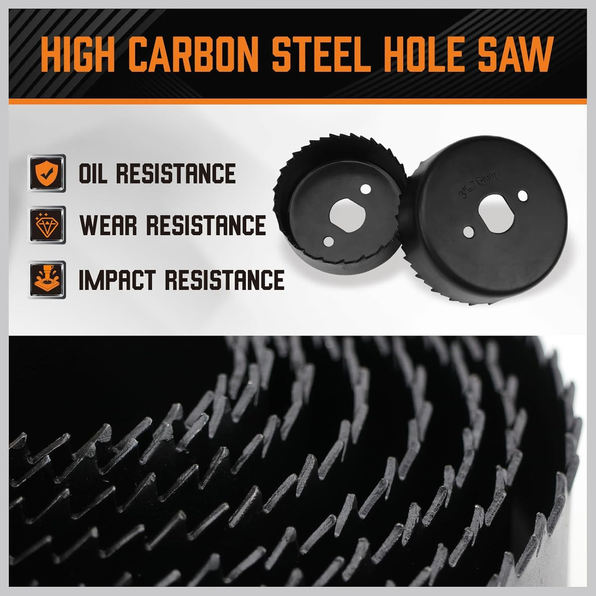 HORUSDY drill bit and hex key aid fast assembly and adjustments.