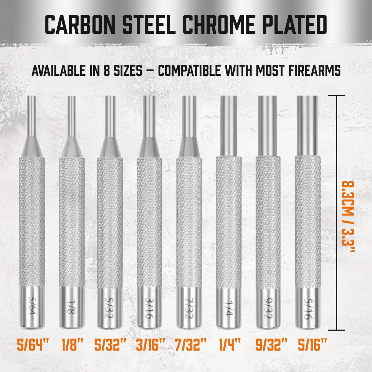 HORUSDY durable carbon-steel punches promise long lasting performance.