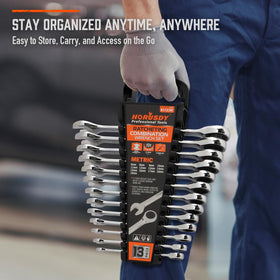 HORUSDY chrome vanadium wear-resistant construction for daily use