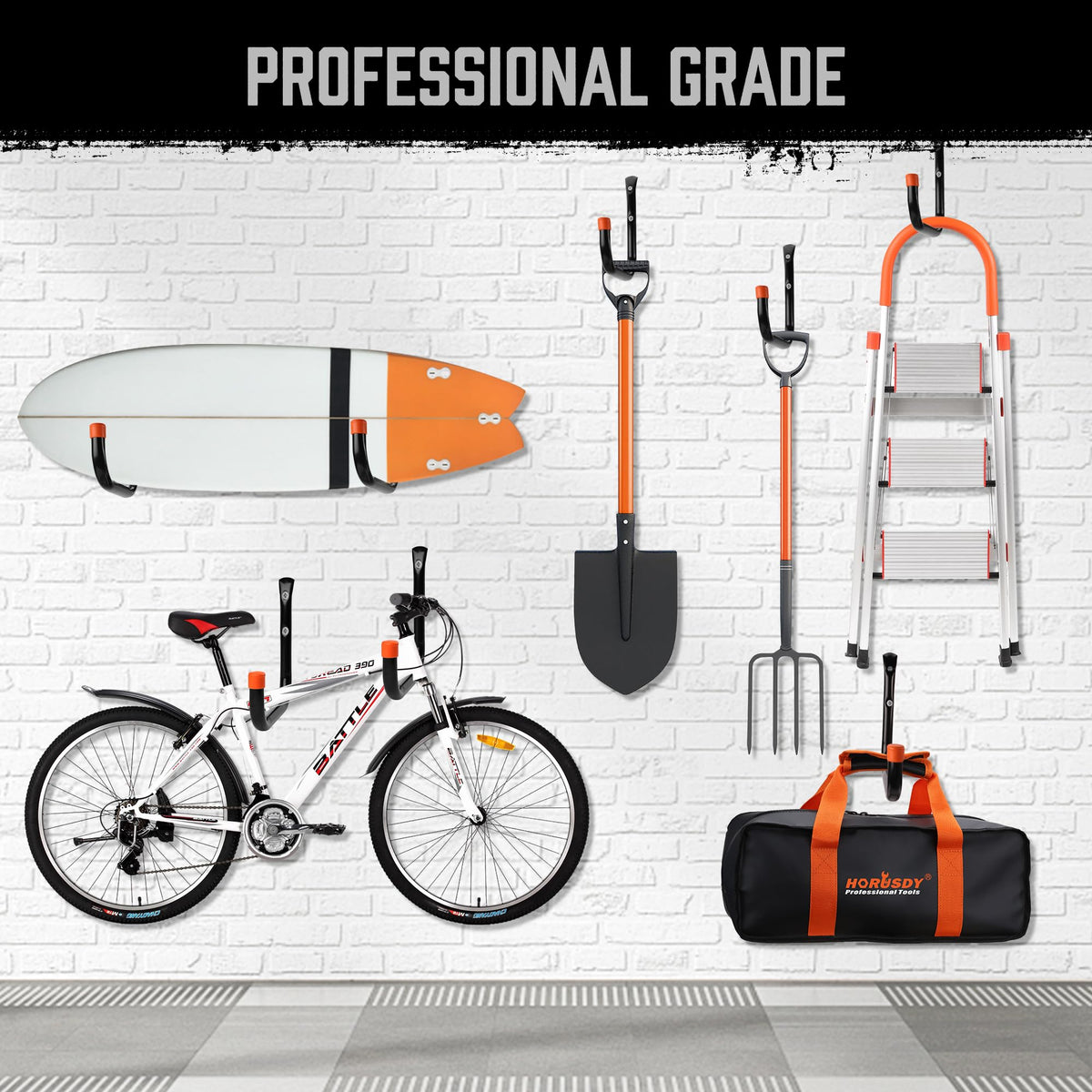 HORUSDY easy-installation kit with screws and anchors