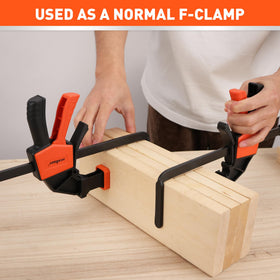 HORUSDY fast-release clamp boosts workflow efficiency on busy job sites.