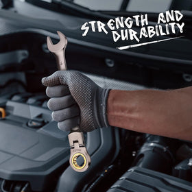 Ergonomic leverage helps loosen stubborn or rusted bolts safely.