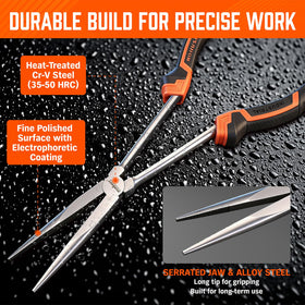 HORUSDY magnetic plier racks for organized storage on metal surfaces.