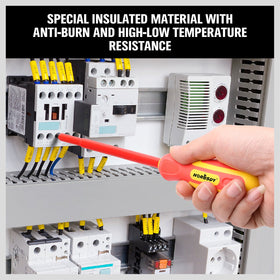 HORUSDY magnetic tips keep screws from dropping in tight spots.