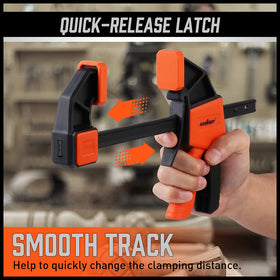 HORUSDY metal ratchet provides consistent clamping pressure.
