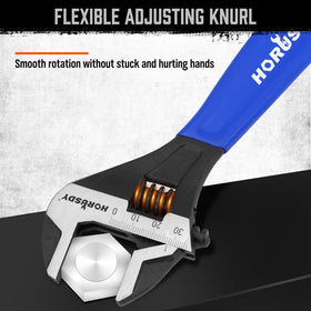 HORUSDY scales in metric and SAE on the jaw for quick sizing.