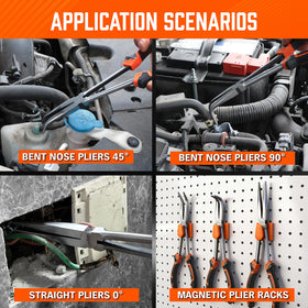 HORUSDY nickel-plated finish resists corrosion in workshop conditions.