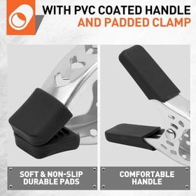 HORUSDY non slip plastic cover protects surfaces from marks