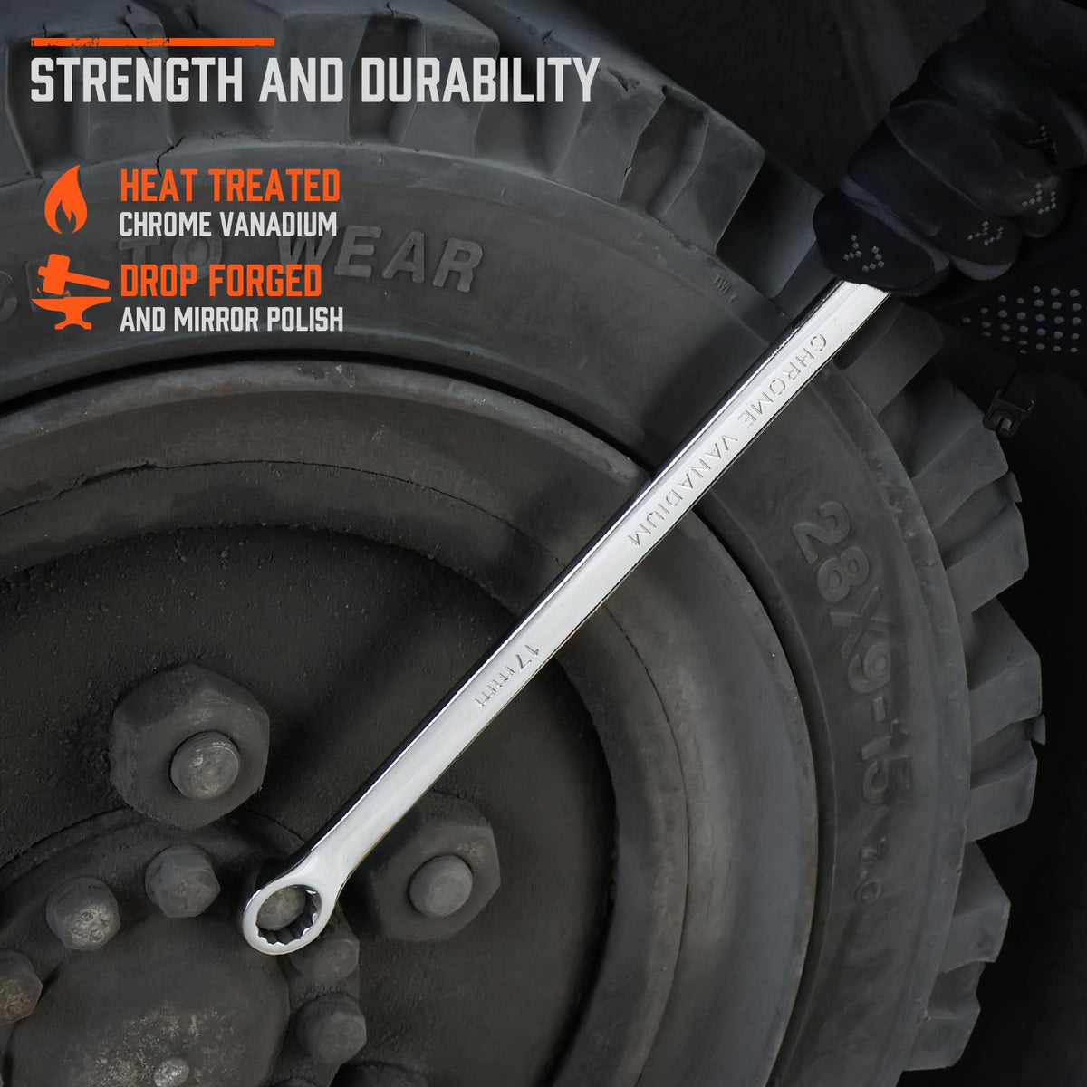HORUSDY off-corner loading reduces fastener rounding during use