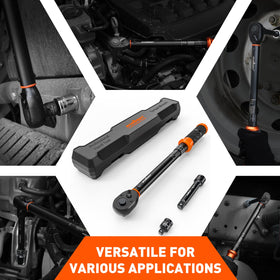 HORUSDY plastic case included keeps tools organized for transport.